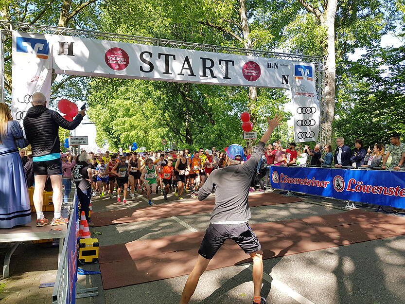 Start zum Trollinger Marathon 2018