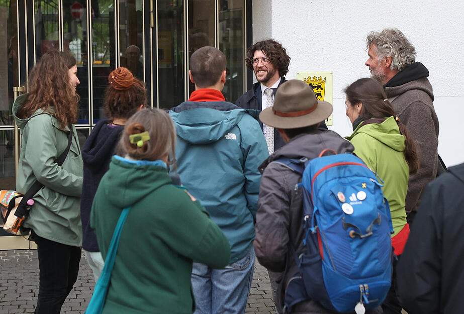 Prozess gegen Klimaaktivisten am Amtsgericht Heilbronn