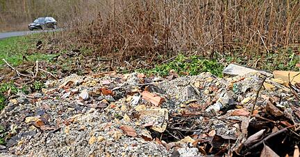 Entlegene Pl&auml;tze, die mit Fahrzeugen gut erreichbar sind, dienen einigen Menschen wie auf diesem Themenfoto als Abladestelle.
Foto: dpa