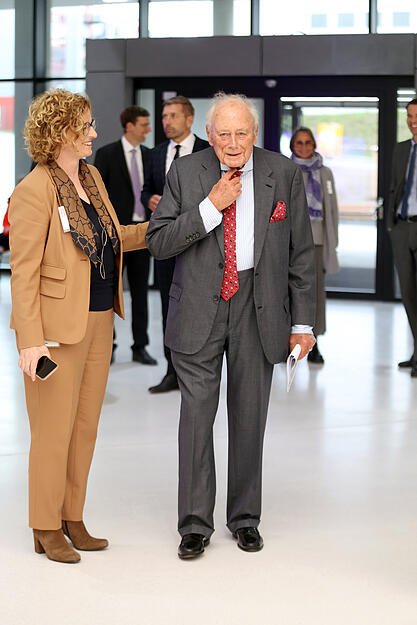 Einweihung Würth-Innovationszentrum CURIO in Künzelsau-Gaisbach mit Reinhold Würth