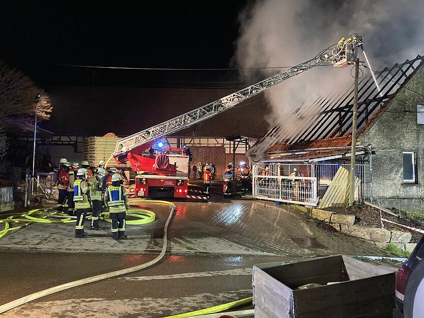 Scheunenbrand Neuenstein