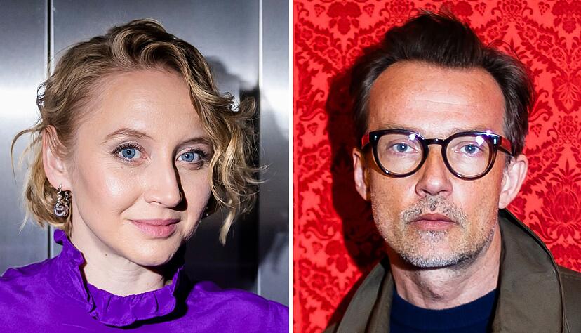 Anna Maria M&uuml;he und Lucas Gregorowicz haben geheiratet. (Archivfotos)