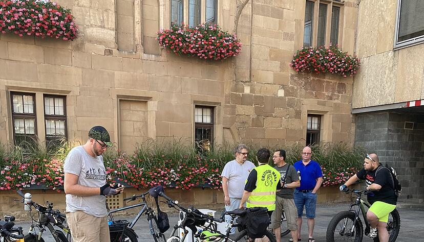Die Critical Mass startet jeden ersten Freitag im Monat am Heilbronner Rathaus. Mindestens 16 Radfahrer müssen zusammenkommen.