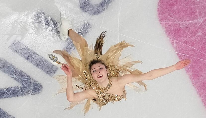 Alysa Liu verz&uuml;ckte das Publikum.