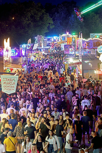 Volksfest Heilbronn, letzter Tag 2022, Feuerwerk