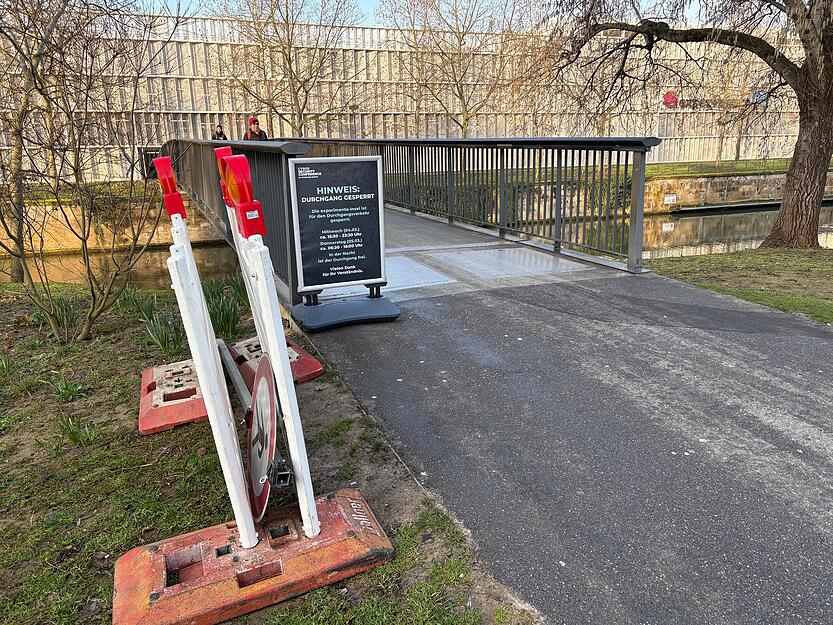 W&auml;hrend der Cyber-Security-Conference von Schwarz Digits ist der Zutritt zur Kraneninsel verboten.