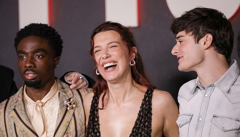 Sind auch einfach im Laufe der Serie erwachsen geworden: Caleb McLaughlin (24), Millie Bobby Brown (21) und Noah Schnapp (21). (Archivbild) Sind auch einfach im Laufe der Serie erwachsen geworden: Caleb McLaughlin (24), Millie Bobby Brown (21) und Noah Schnapp (21). (Archivbild)