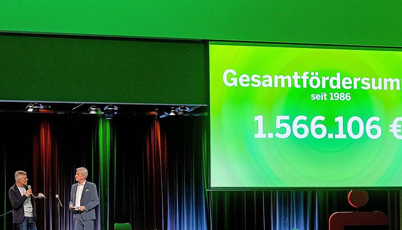 Die Sporthilfe Unterland besteht seit 40 Jahren, unterstützt Talente und hat mehr als 1,5 Millionen Euro ausgeschüttet – auch dank des Engagements ihres Vorsitzenden Richard Lohmiller (links).
