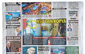Über die Schüsse berichtet unter anderem die türkische Tageszeitung „Hürriyet“. Foto: Berger
