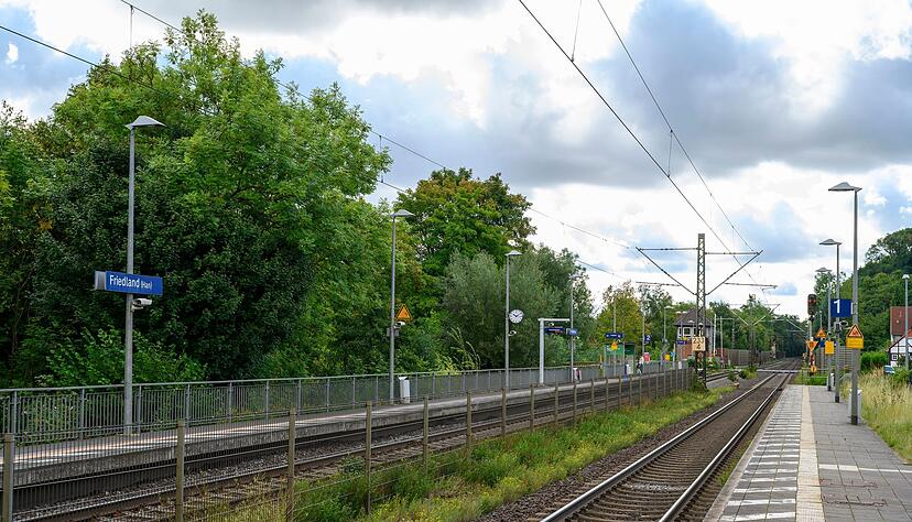 An diesem Bahnhof kam das Mädchen ums Leben.
