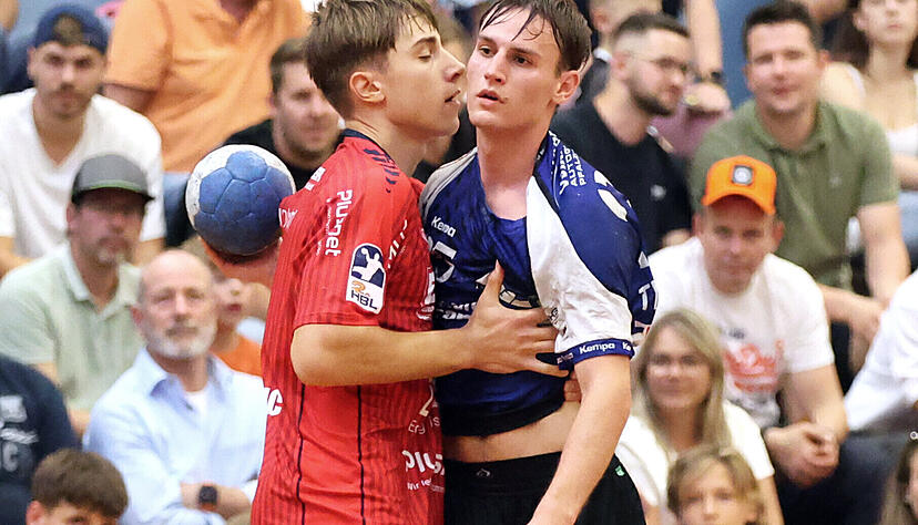 Tim Titzmann (rechts) ist einer der Weinsberger, die den Abgang von Alen Hadzimuhamedovic (links) kompensieren sollen.