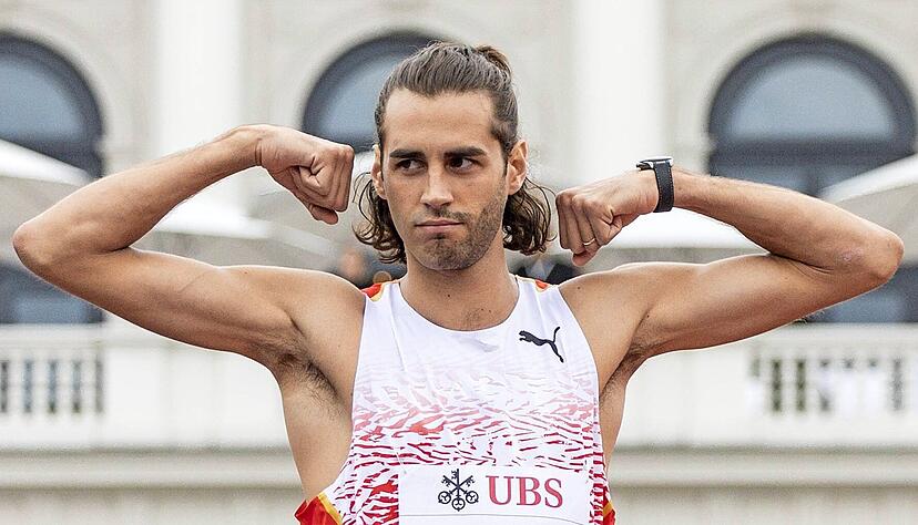 Gianmarco Tamberi hat sich einst vor Finals den Bart nur auf einer Gesichtshälfte rasiert. Daraus entstehen ein Markenzeichen und der Spitzname Halfshave. Foto: dpa