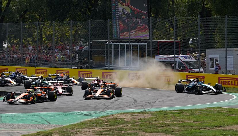 Für Russell ging es nicht gut los in Monza.