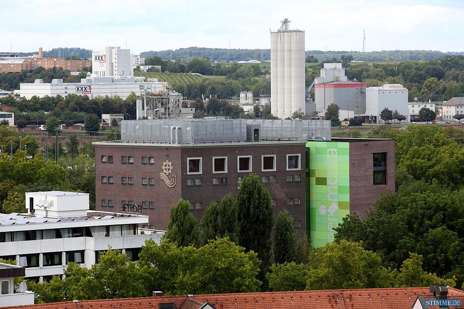 Experimenta Heilbronn, Blick von der Kilianskirche