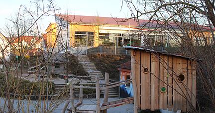 Im St&auml;dtischen Kinderhaus Hellberg Eppingen Elisabeth und Jakob D&ouml;rr mit dem Kinderhaus Hellberg gibt es einen Personalengpass..
Foto: J&ouml;rg K&uuml;hl