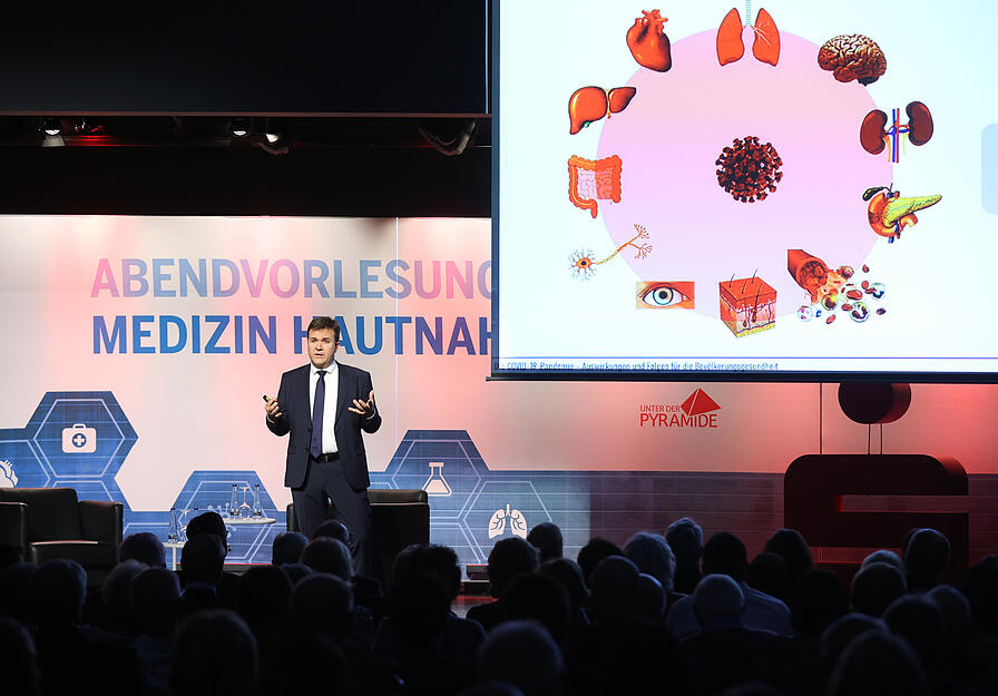 Abendvorlesung Medizin Hautnah mit Prof. Dr. med. Philipp Wild über Corona und Long Covid