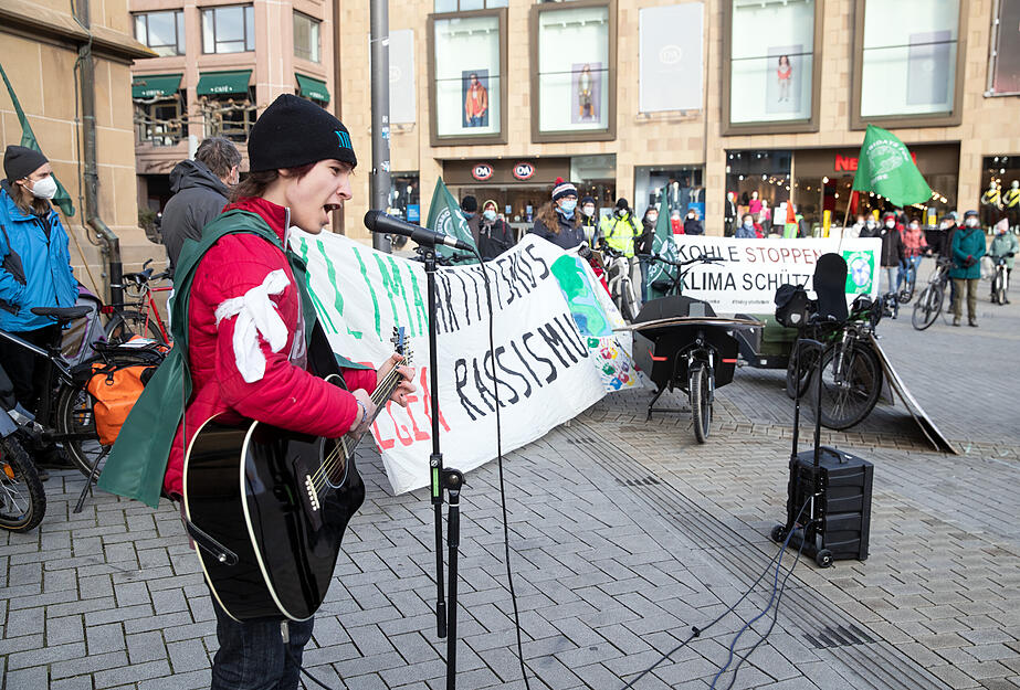 Kundgebung in Heilbronn zum Globalen Klimaaktionstag
