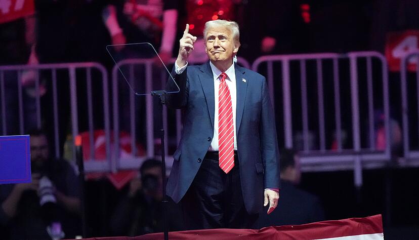 Eine Unterstützerin sagte, Trump sei «fast wie Gott». Eine Unterstützerin sagte, Trump sei «fast wie Gott».