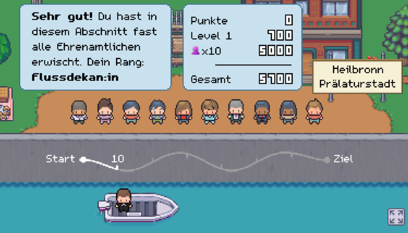 Mit dem Churchboat geht es auch in die Pr&auml;laturstadt Heilbronn