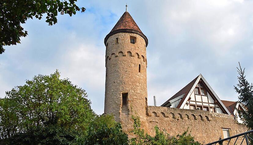 Der Wehrturm im S&uuml;dwesten der einst durch eine Wehrmauer gesch&uuml;tzten Stadt wurde konserviert und standsicher gemacht.Foto: Rudolf Landauer