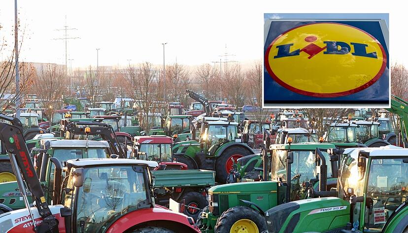 Rund 1500 Bauern haben sich letzte Woche am Sinsheimer Stadion zu einer Großdemo versammelt. Der Protest richtet sich auch gegen die Handelsketten wie Lidl. Rund 1500 Bauern haben sich letzte Woche am Sinsheimer Stadion zu einer Großdemo versammelt. Der Protest richtet sich auch gegen die Handelsketten wie Lidl.