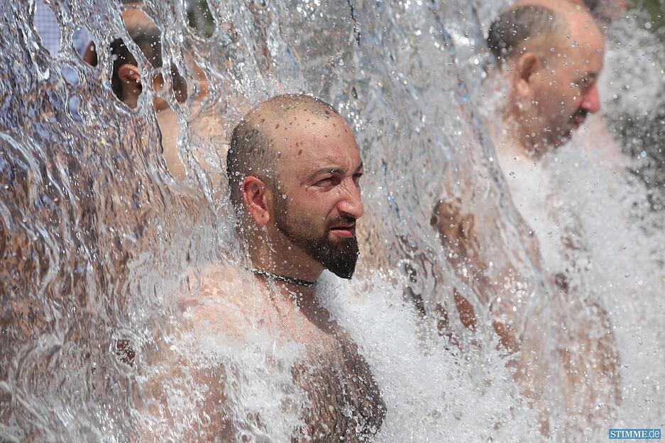 Freibad Bad Friedrichshall-Jagstfeld, Hitze 2015