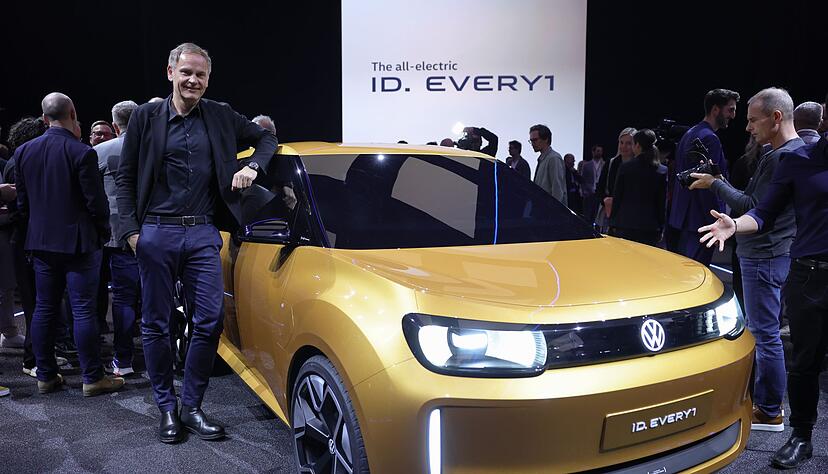 Das Einstiegsmodell ID.EVERY1 soll das erste VW-Auto mit der zusammen mit Rivian entwickelten Elektronik-Architektur werden. (Archivbild)