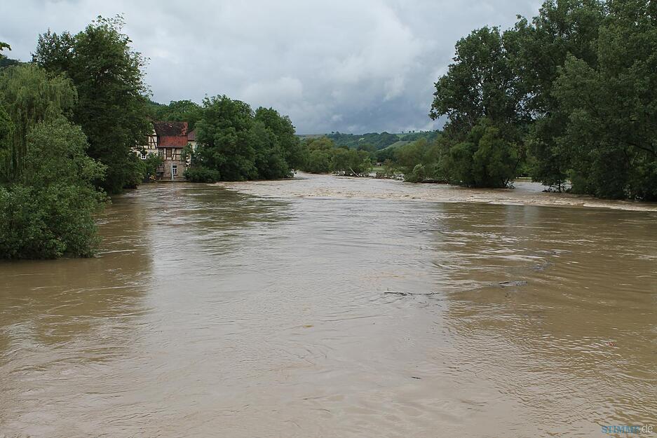 Hochwasser in Forchtenberg Hochwasser in Forchtenberg
