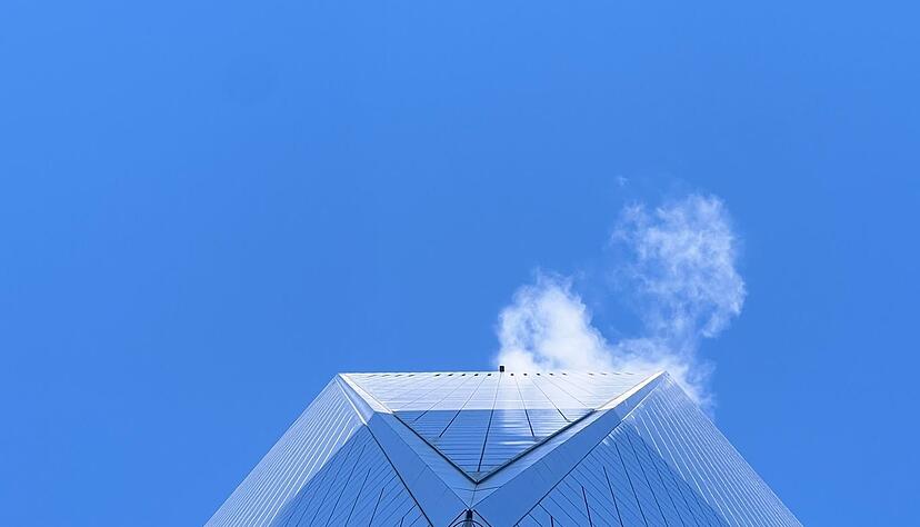 Das World Trade Center von unten. Das World Trade Center von unten.