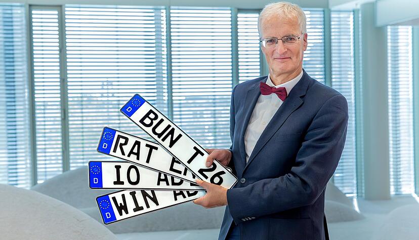 Ralf Bochert von der Hochschule Heilbronn macht sich schon lange dafür stark, dass Städte eigene Kennzeichen bekommen. Ralf Bochert von der Hochschule Heilbronn macht sich schon lange dafür stark, dass Städte eigene Kennzeichen bekommen.