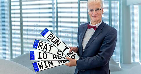 Ralf Bochert von der Hochschule Heilbronn macht sich schon lange dafür stark, dass Städte eigene Kennzeichen bekommen.