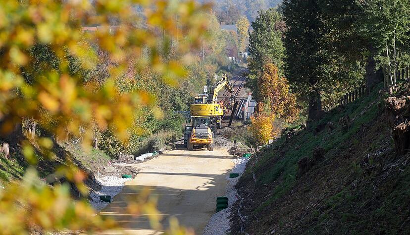 Die Arbeiten wurden vor Wochen aufgenommen.