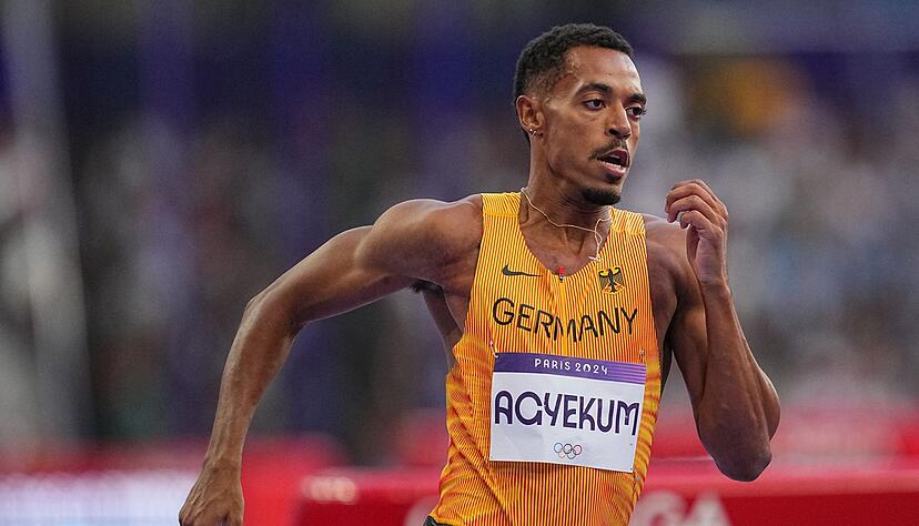 Emil Agyekum wurde Fünfter in seinem Hürden-Halbfinale