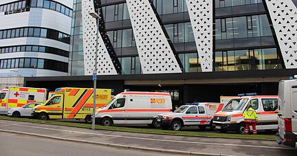 Explosion in Lidl-Verwaltungsgebäude