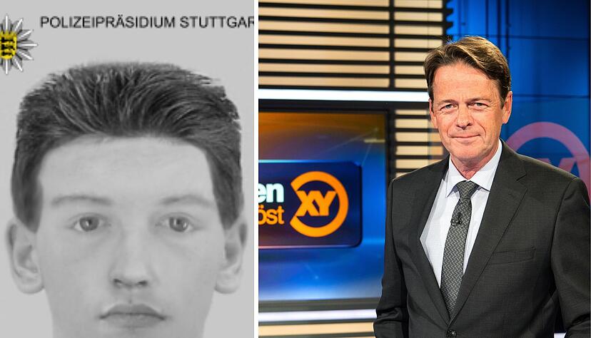 Rudi Cerne (rechts) stellte den Stuttgarter Fall am Mittwochabend in der ZDF-Sendung &bdquo;Aktenzeichen XY... ungel&ouml;st&ldquo; vor.