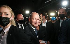 Die SPD will mit Olaf Scholz den nächsten Kanzler stellen. Die SPD will mit Olaf Scholz den nächsten Kanzler stellen.