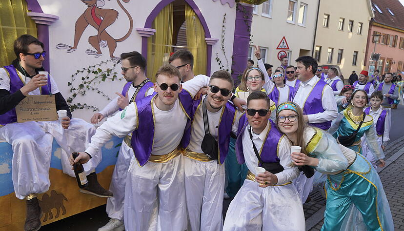In Dörzbach drehte sich am Samstag alles um Fasching und Feiern.