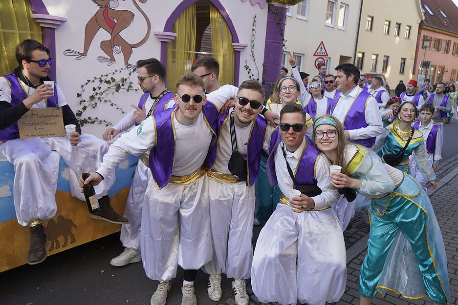 In Dörzbach drehte sich am Samstag alles um Fasching und Feiern.