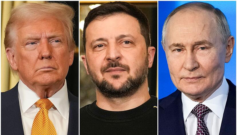 Auf den versch&auml;rften Druck von US-Pr&auml;sident Trump im Ukrainekrieg reagiert Moskau ver&auml;rgert, Kiew hingegen erfreut (Kombo - Archiv)