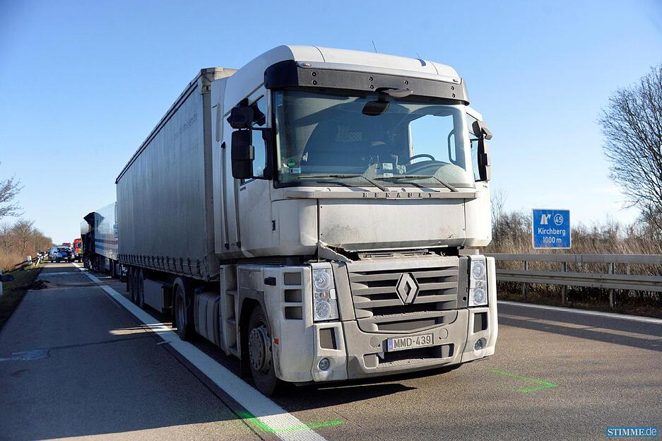 A6-Unfall bei Ilshofen