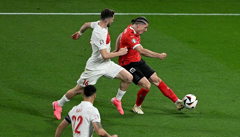 Türkei gewinnt gegen Österreich bei der EM 2024 im Achtelfinale 2:1.