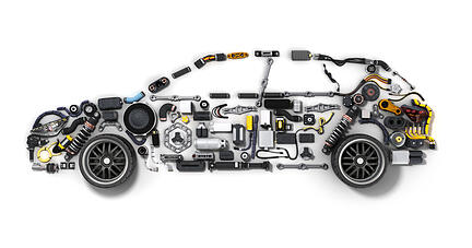 Nicht alle Teile, die für ein Verbrennerauto benötigt wurden, sind auch für ein Elektroauto noch notwendig. Dafür nimmt die Komplexität der Software zu.