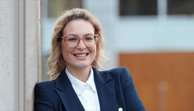 Susanne Uebel-Madenciler, Pressesprecherin der Stadt Schw&auml;bisch Hall, m&ouml;chte B&uuml;rgermeisterin in Zweiflingen werden.