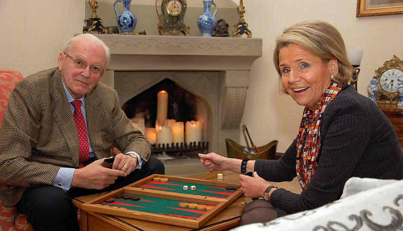 Alexandra von Berlichingen vor ihrem 70. Geburtstag mit ihrem Mann, Altbundespräsident Roman Herzog. Alexandra von Berlichingen vor ihrem 70. Geburtstag mit ihrem Mann, Altbundespräsident Roman Herzog.