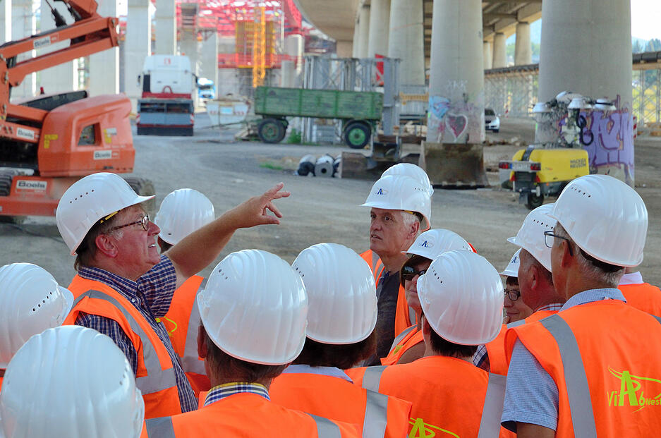 Stimme-Lesersommer: Besuch auf der A6-Baustelle Neckartalübergang