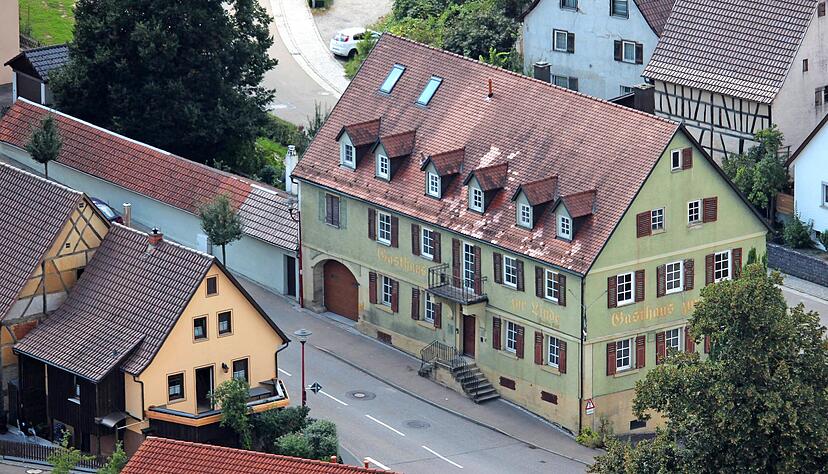 Das Geb&auml;ude der "Linde" bleibt bestehen, die Kegelbahn weicht einem Neubau, der mit dem Bestandsgeb&auml;ude durch einen Zwischenbau verbunden ist.
Foto: Tamara Ludwig
