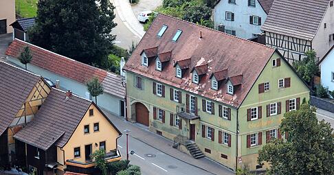 Das Geb&auml;ude der "Linde" bleibt bestehen, die Kegelbahn weicht einem Neubau, der mit dem Bestandsgeb&auml;ude durch einen Zwischenbau verbunden ist.
Foto: Tamara Ludwig