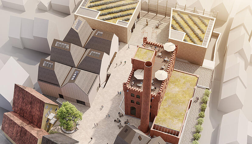 In einem Rundgang können Besucher künftig durch die Ausstellungsräume der Würth-Kunsthalle gehen, die um 600 Quadratmeter erweitert wurden.