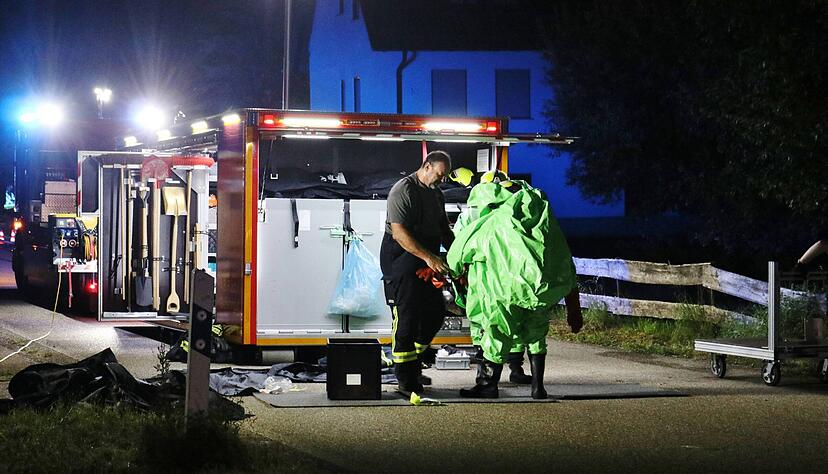 Am Donnerstagabend, 15. August,  kam es in Kaisersbach in einem Abfallcontainer zu einer chemischen Reaktion.