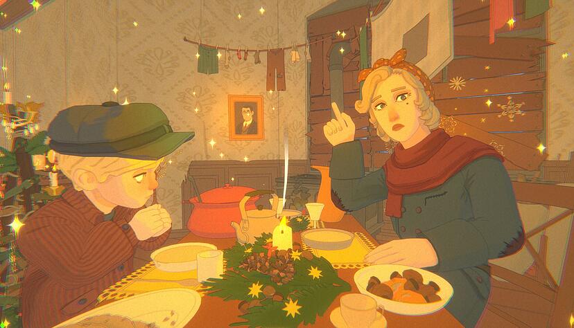 Weihnachten mit wenig: Wie es fr&uuml;her in Notzeiten war, erz&auml;hlt das Spiel auch.